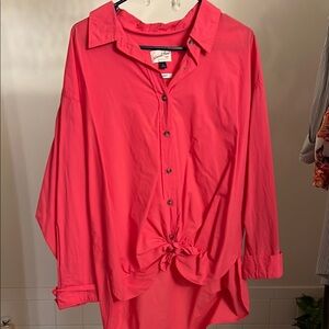 Universal Thread pink Button-Up Blouse